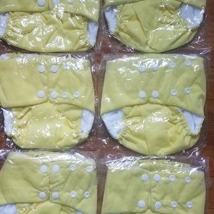 6 Rainforest Babes Small Cloth Diapers